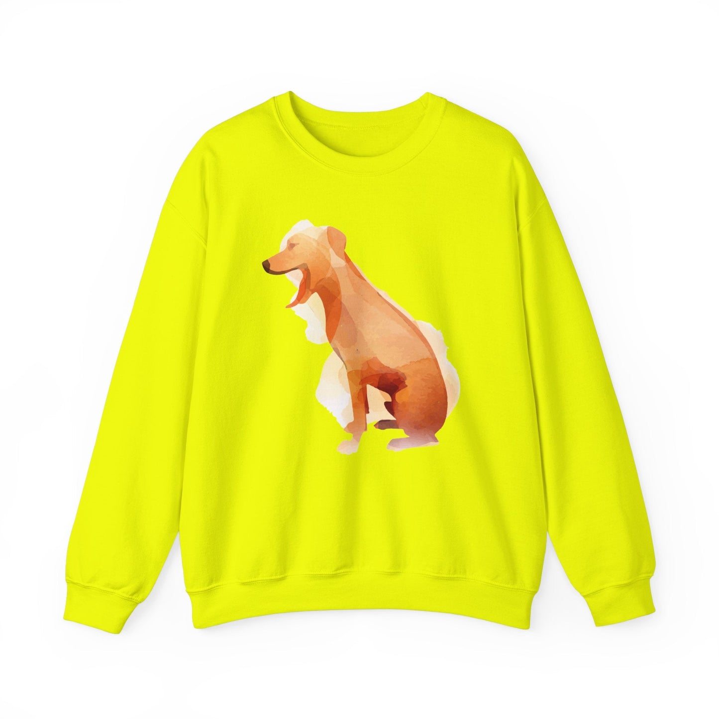 Women's Heavy Blend™ Crewneck Sweatshirt with custom Rhodesian Ridgeback tile effect design - Hobbster