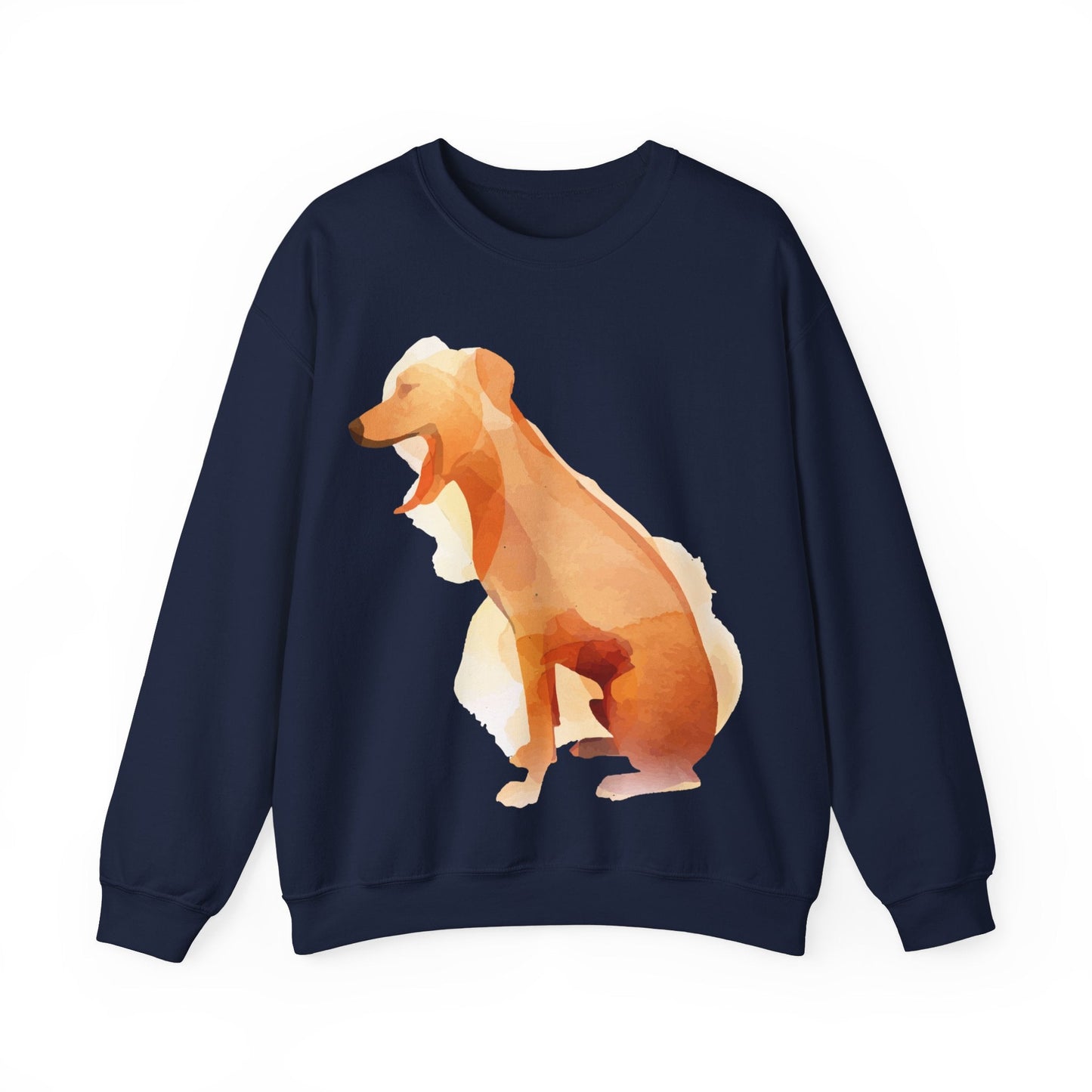 Women's Heavy Blend™ Crewneck Sweatshirt with custom Rhodesian Ridgeback tile effect design - Hobbster