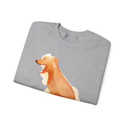 Women's Heavy Blend™ Crewneck Sweatshirt with custom Rhodesian Ridgeback tile effect design - Hobbster