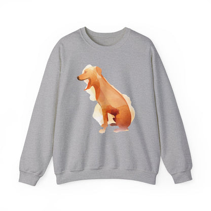 Women's Heavy Blend™ Crewneck Sweatshirt with custom Rhodesian Ridgeback tile effect design - Hobbster