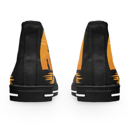 Women's High - Top Featuring Paddle Board Design - Hobbster