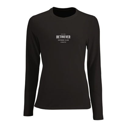 Women's Long Sleeve Fitted T-shirt | Retriever Owners Club - Hobbster